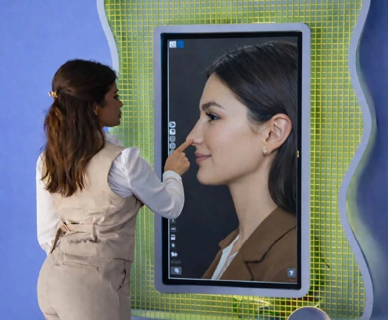 Ven a ver cómo te quedaría la rinomodelación en nuestro escáner 3D